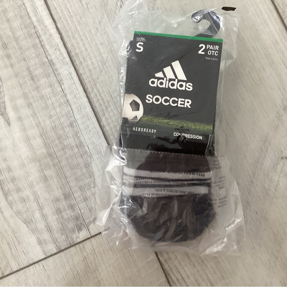 Adidas Unisex Rivalry Soccer OTC, Workout Compression Socks - Size SMALL
